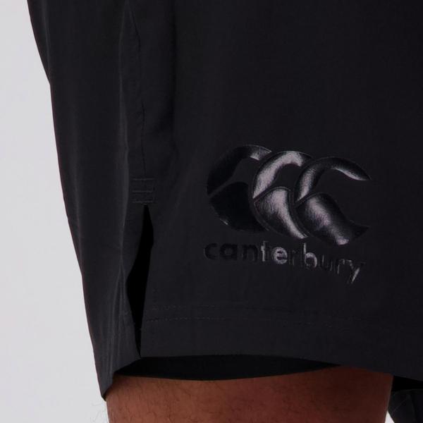 Canterbury Of New Zealand MEN'S VAPODRI 7" TEMPO 2-IN-1 SHORT IN JET BLACK