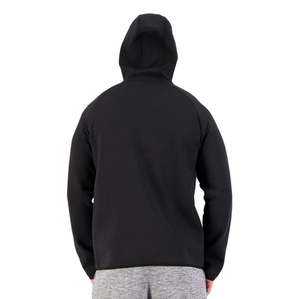 Canterbury Of New Zealand MEN'S VAPODRI FULL ZIP TEMPO HOODED SWEATSHIRT IN JET BLACK