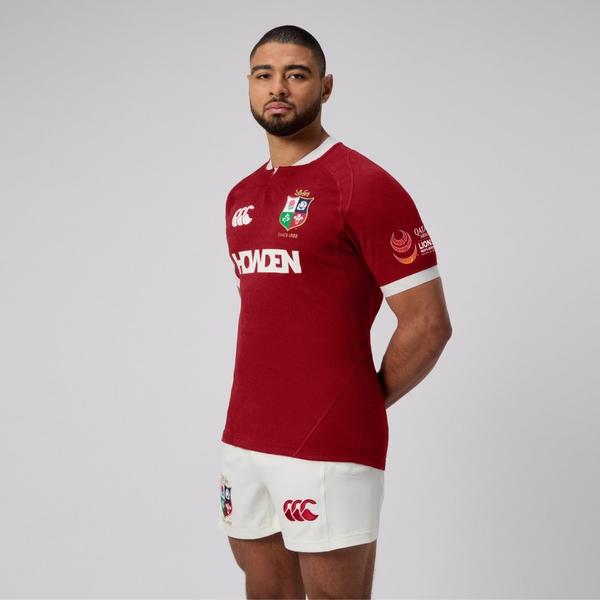 Canterbury Of New Zealand MENS BRITISH & IRISH LIONS CCC PLAYERS JERSEY RED