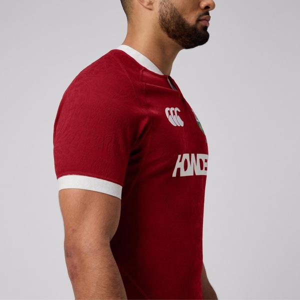 Canterbury Of New Zealand MENS BRITISH & IRISH LIONS CCC PLAYERS JERSEY RED