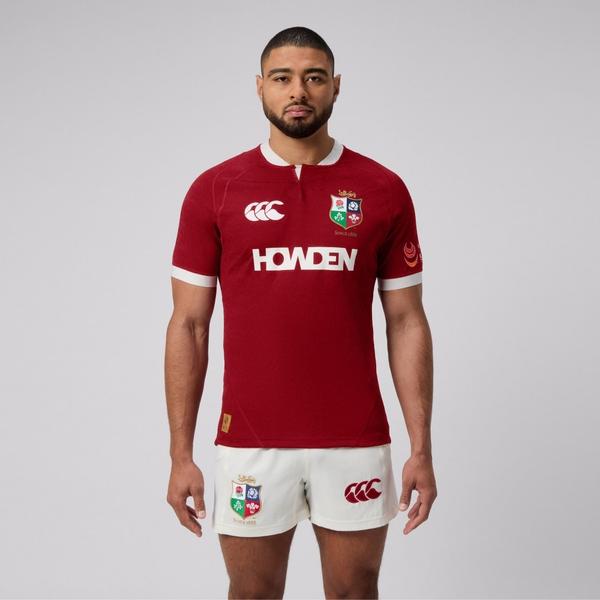 canterbury of new zealand MENS BRITISH & IRISH LIONS CCC PLAYERS JERSEY RED