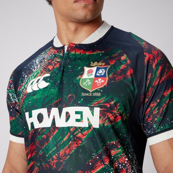 Canterbury Of New Zealand MENS BRITISH & IRISH LIONS CCC WARM UP JERSEY GREEN