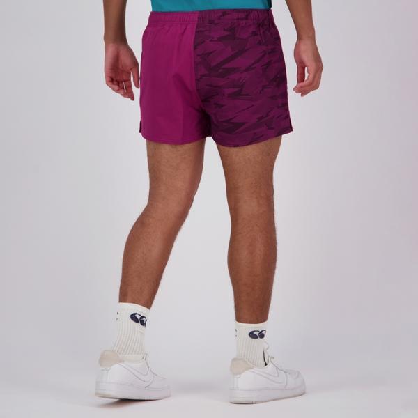 Canterbury Of New Zealand MENS CAMO HARLEQUIN SHORT MAROON