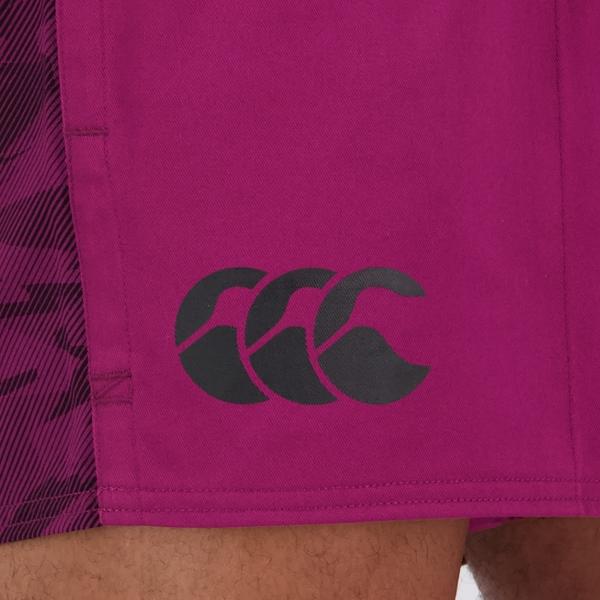 Canterbury Of New Zealand MENS CAMO HARLEQUIN SHORT MAROON