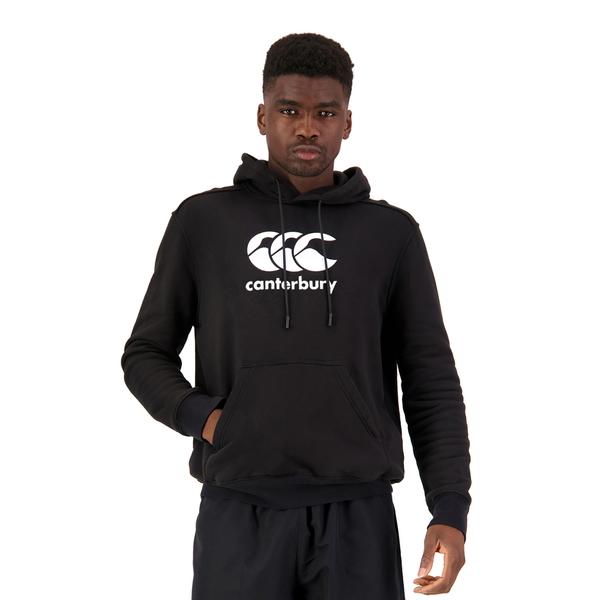 canterbury of new zealand MENS CCC ANCHOR HOODIE BLACK