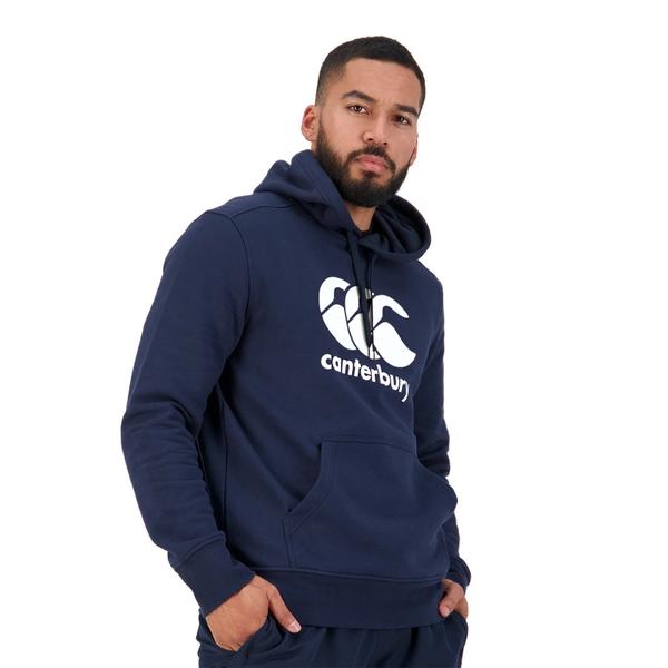 Canterbury Of New Zealand MENS CCC ANCHOR HOODIE NAVY