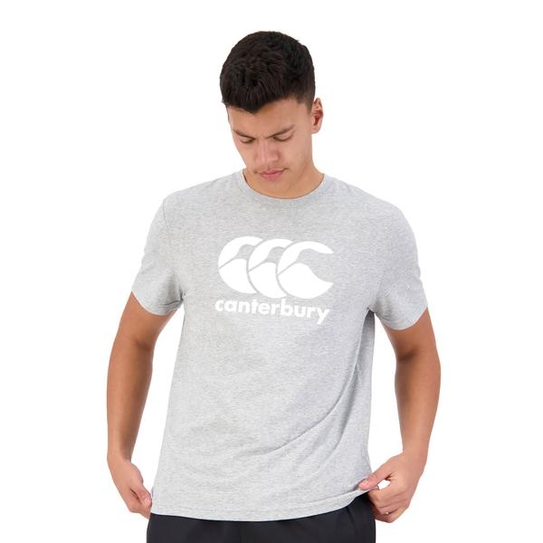 canterbury of new zealand MENS CCC ANCHOR T-SHIRT GREY