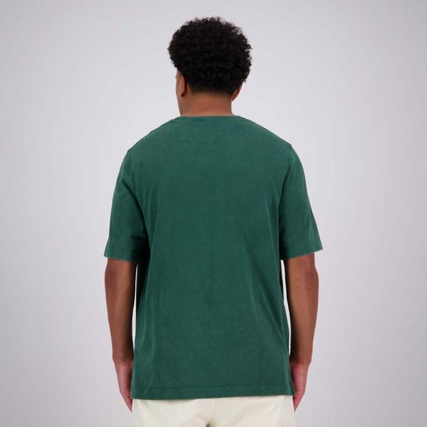 Canterbury Of New Zealand MENS CCC SCRIPT WASHED T-SHIRT GREEN