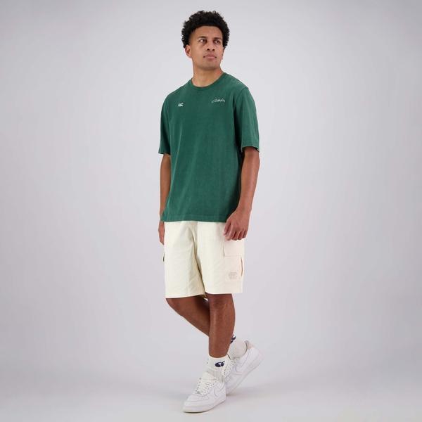 Canterbury Of New Zealand MENS CCC SCRIPT WASHED T-SHIRT GREEN