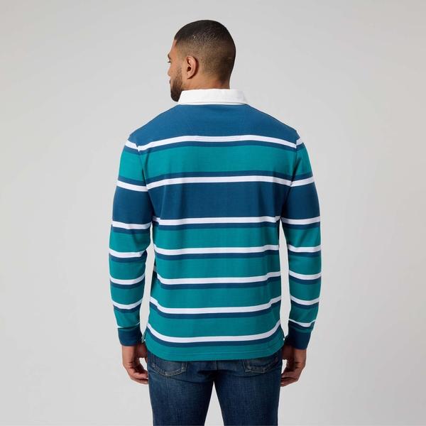 Canterbury Of New Zealand MENS ENGINEERED STRIPE RUGBY BLUE