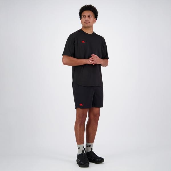 Canterbury Of New Zealand MENS EVEREST 5in WOVEN SHORT BLACK