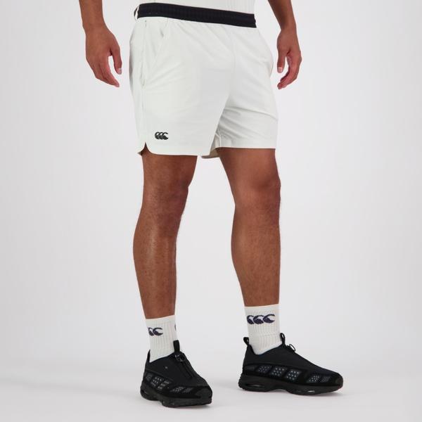 canterbury of new zealand MENS EVEREST 5in WOVEN SHORT FOGGY DEW