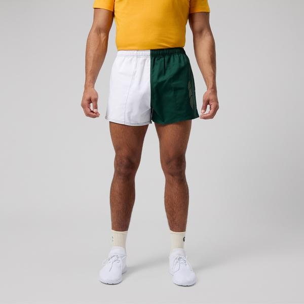 canterbury of new zealand MENS FUNDAMENTAL HARLEQUIN SHORT GREEN