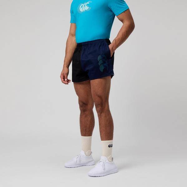 Canterbury Of New Zealand MENS FUNDAMENTAL HARLEQUIN SHORT NAVY