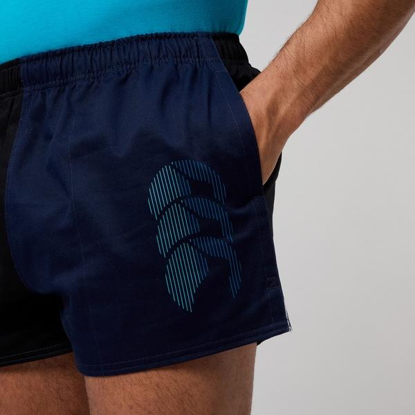 Canterbury Of New Zealand MENS FUNDAMENTAL HARLEQUIN SHORT NAVY
