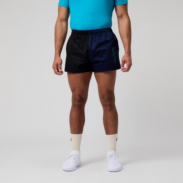canterbury of new zealand MENS FUNDAMENTAL HARLEQUIN SHORT NAVY