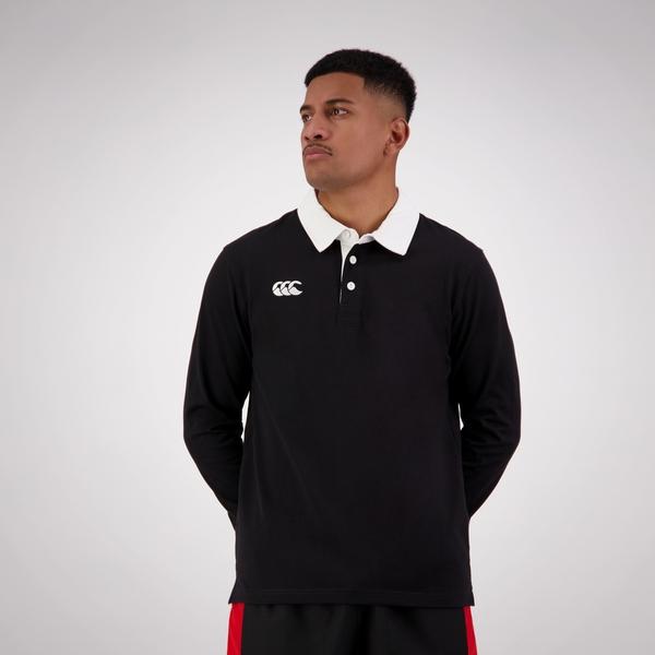 canterbury of new zealand MENS FUNDAMENTAL RUGBY BLACK