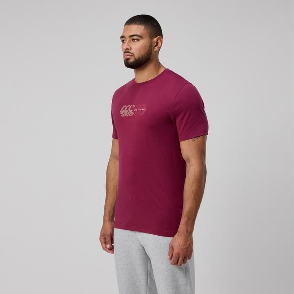 Canterbury Of New Zealand MENS FUNDAMENTAL T-SHIRT MAROON