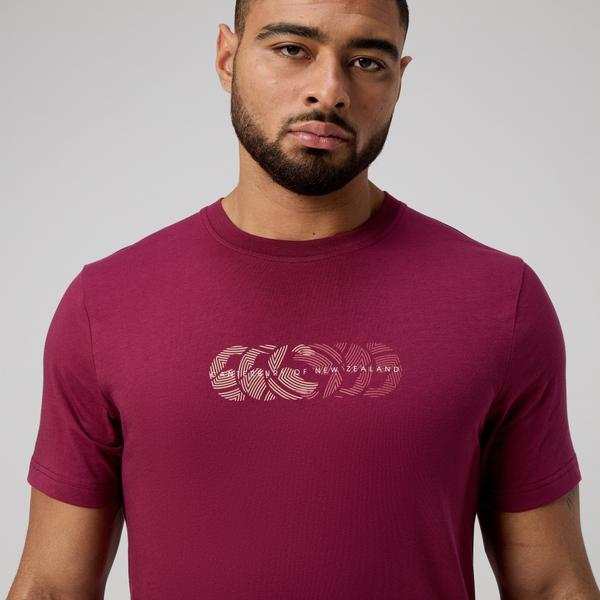 Canterbury Of New Zealand MENS FUNDAMENTAL T-SHIRT MAROON