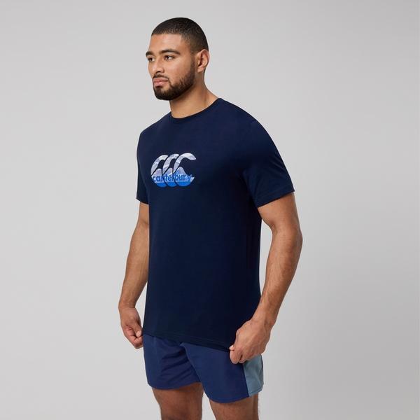 Canterbury Of New Zealand MENS FUNDAMENTAL T-SHIRT NAVY
