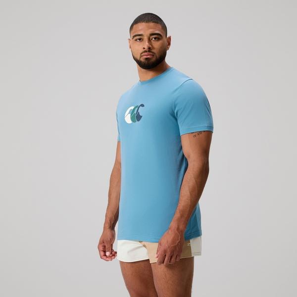 Canterbury Of New Zealand MENS FUNDAMENTALS T-SHIRT BLUE