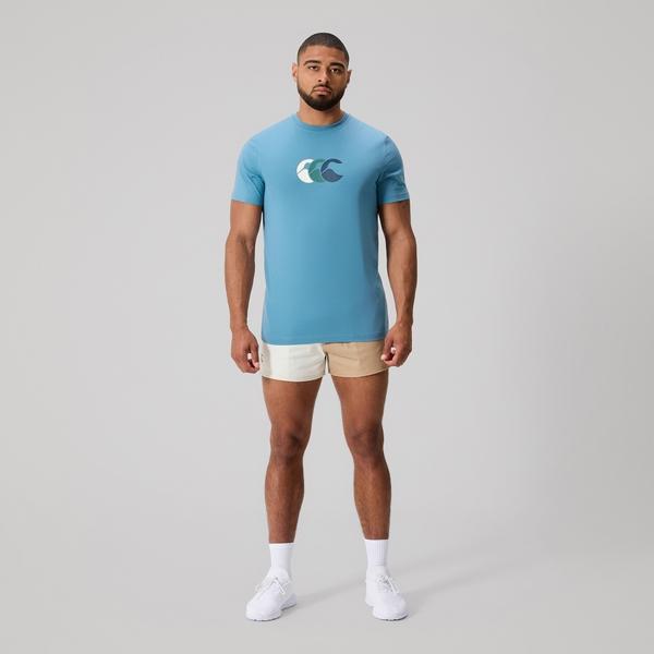 Canterbury Of New Zealand MENS FUNDAMENTALS T-SHIRT BLUE