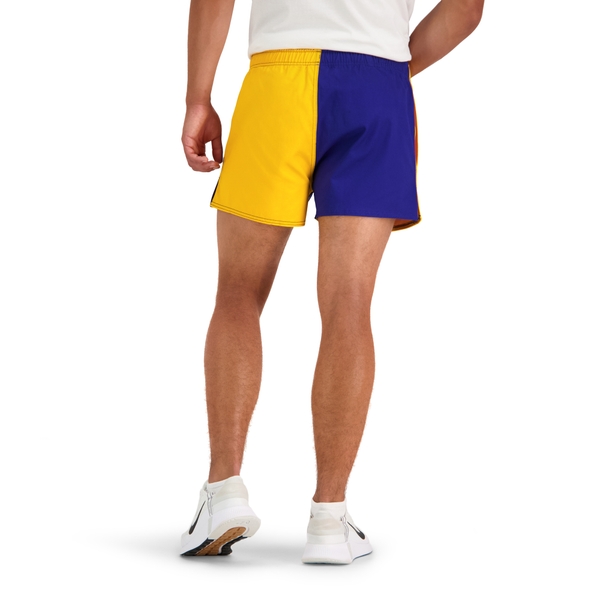 Canterbury Of New Zealand MENS HARLEQUIN SHORT BLUE/YELLOW