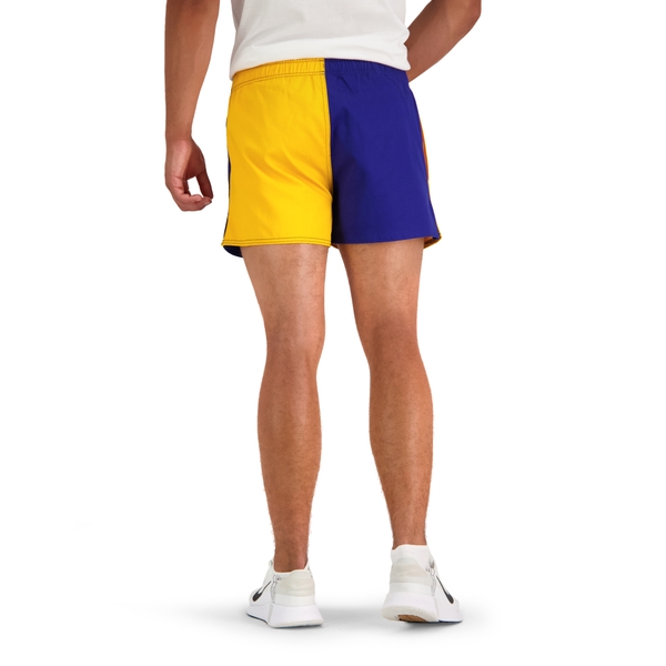Canterbury Of New Zealand MENS HARLEQUIN SHORT BLUE/YELLOW