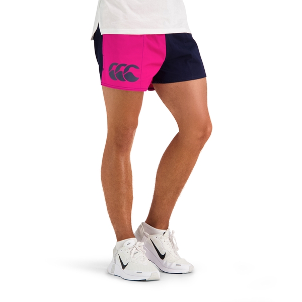 Canterbury Of New Zealand MENS HARLEQUIN SHORT PINK/NAVY