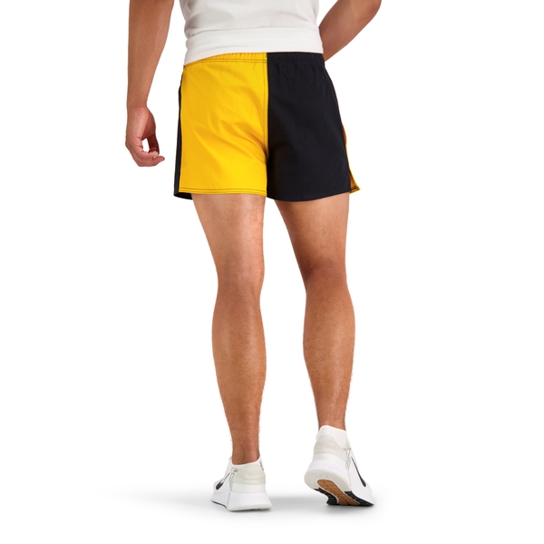 Canterbury Of New Zealand MENS HARLEQUIN SHORT YELLOW