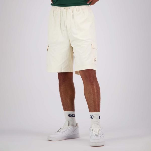 canterbury of new zealand MENS HERITAGE CARGO SHORT BEIGE