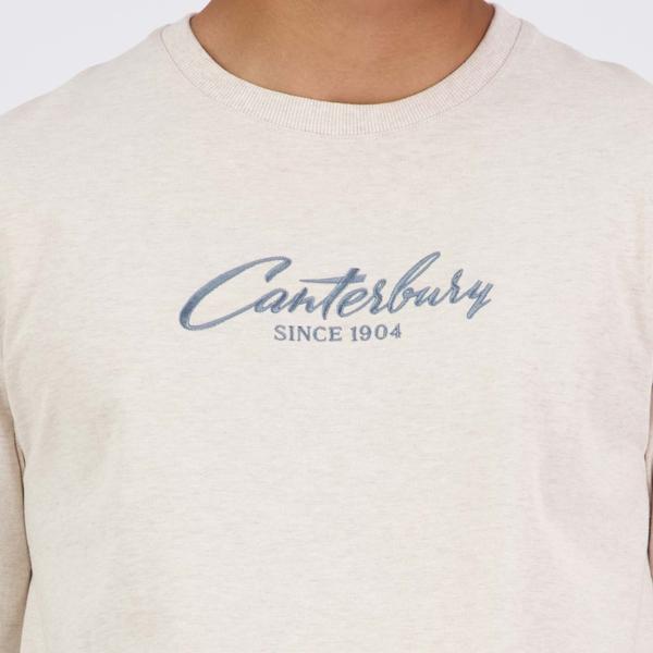 Canterbury Of New Zealand MENS HERITAGE SCRIPT T-SHIRT BIRCH