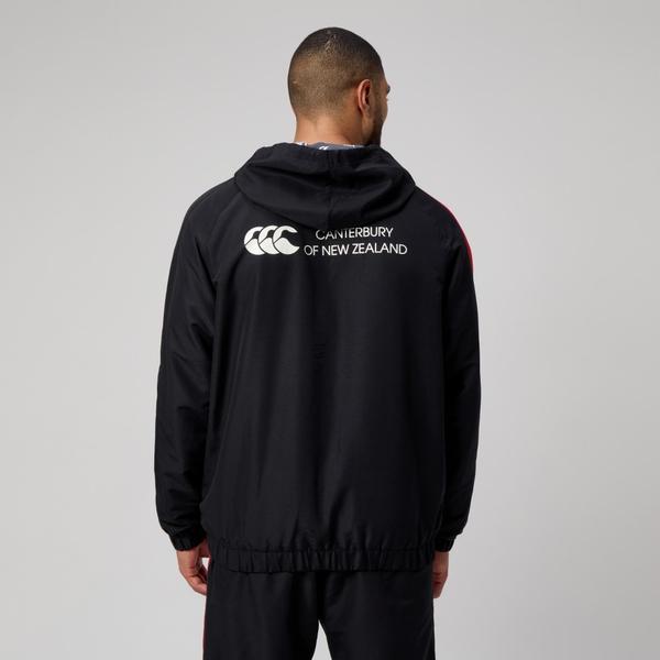 Canterbury Of New Zealand MENS LEGENDS QUARTER ZIP JACKET BLACK