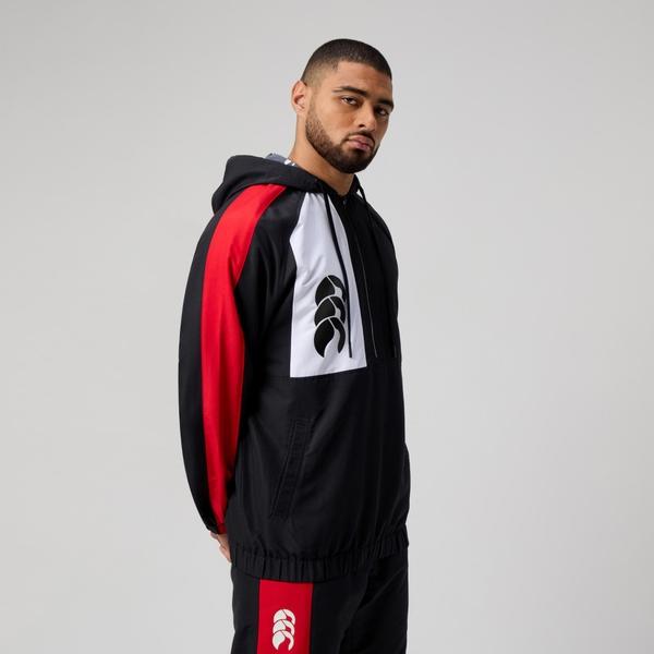 Canterbury Of New Zealand MENS LEGENDS QUARTER ZIP JACKET BLACK