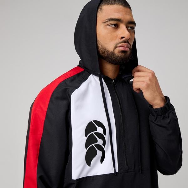 Canterbury Of New Zealand MENS LEGENDS QUARTER ZIP JACKET BLACK