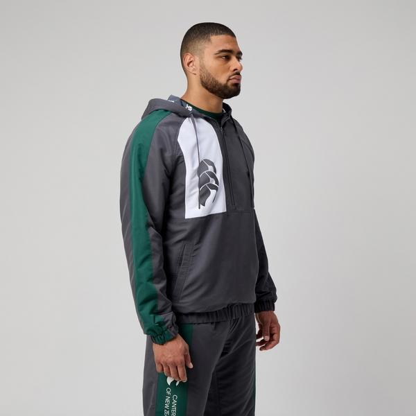 Canterbury Of New Zealand MENS LEGENDS QUARTER ZIP JACKET EBONY