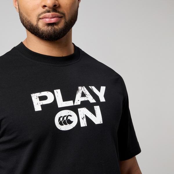 Canterbury Of New Zealand MENS LEGENDS T-SHIRT BLACK