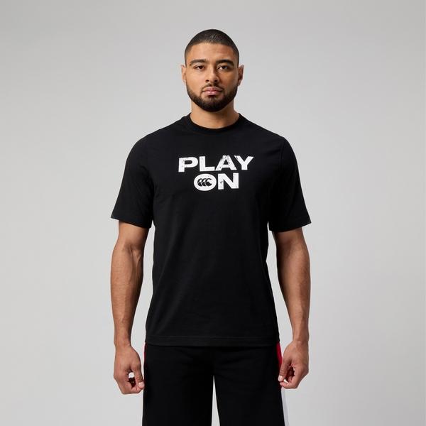 canterbury of new zealand MENS LEGENDS T-SHIRT BLACK