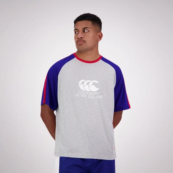 canterbury of new zealand MENS LEGENDS T-SHIRT CLASSIC MARLE