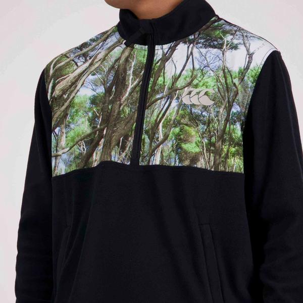 Canterbury Of New Zealand MENS NGAHERE FLEECE BLACK