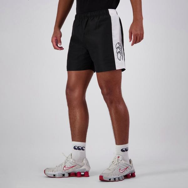 canterbury of new zealand MENS PANELLED TACTIC SHORT BLACK