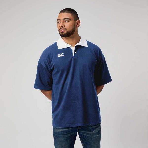 canterbury of new zealand MENS SOLID DYE RUGBY BLUE