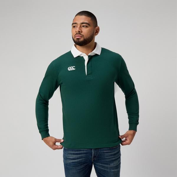 canterbury of new zealand MENS SOLID DYE RUGBY GREEN