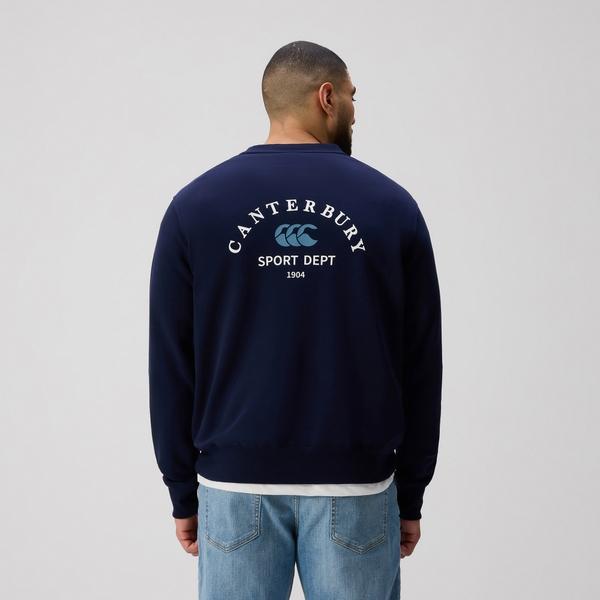 Canterbury Of New Zealand MENS SPORT DEPT. CREW NAVY