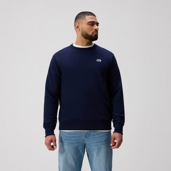 canterbury of new zealand MENS SPORT DEPT. CREW NAVY
