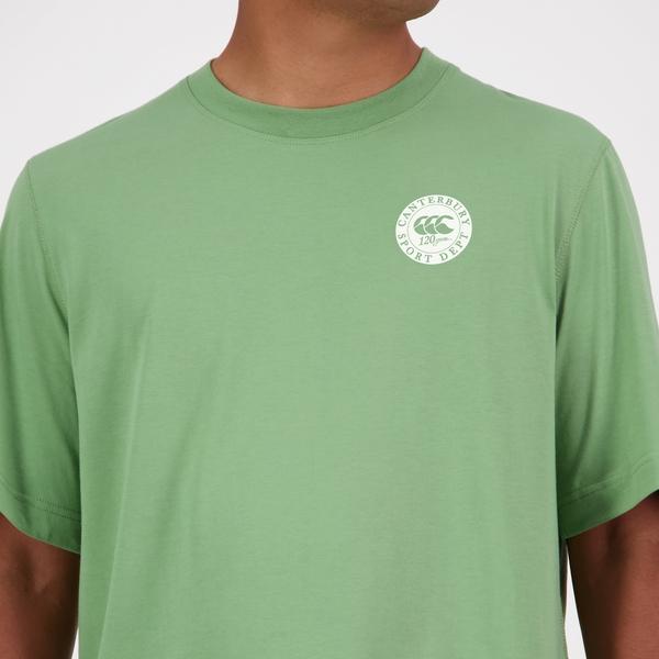 Canterbury Of New Zealand MENS SPORT DEPT. T-SHIRT GREEN