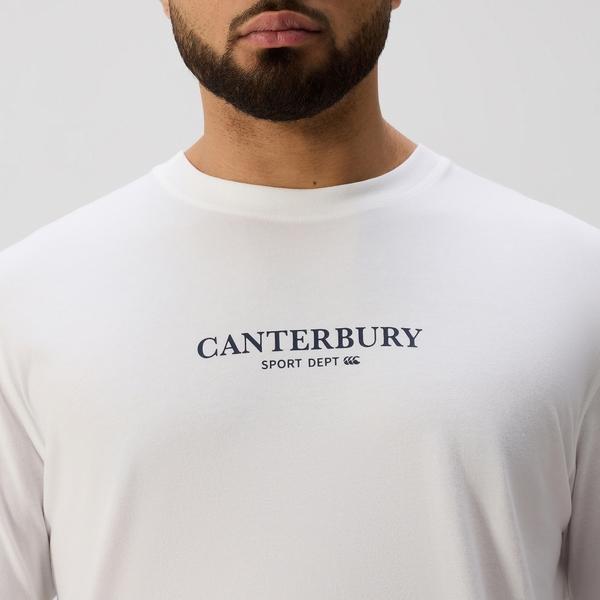 Canterbury Of New Zealand MENS SPORT DEPT. T-SHIRT WHITE