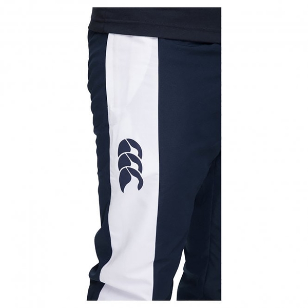 Canterbury Of New Zealand MENS STRIPE CUFFED TRACKPANT NAVY