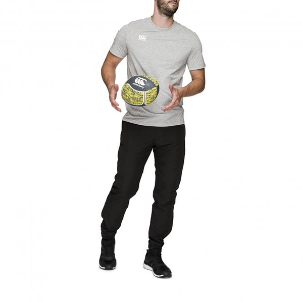 Canterbury Of New Zealand MENS TEAM TONAL CUFFED TRACKPANT BLACK