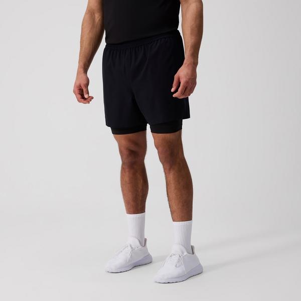 Canterbury Of New Zealand MENS TEMPO+ 2-IN-1 SHORT BLACK